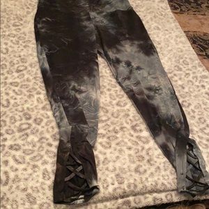 Large Electric Tie Dye Leggings